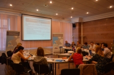Auditors of Russian partners holding consultations with JTS staff in St.Petersburg