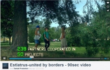 Results of cross border cooperation displayed in original Programme video